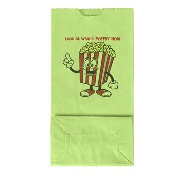 500 Custom Popcorn Bag - Gusseted