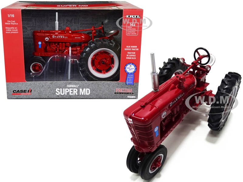 Farmall Super MD Narrow Front Tractor Red \