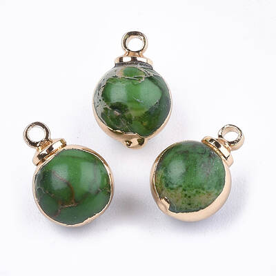 Natural Regalite/Imperial Jasper/Sea Sediment Jasper Charms