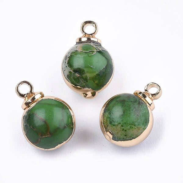 Natural Regalite/Imperial Jasper/Sea Sediment Jasper Charms