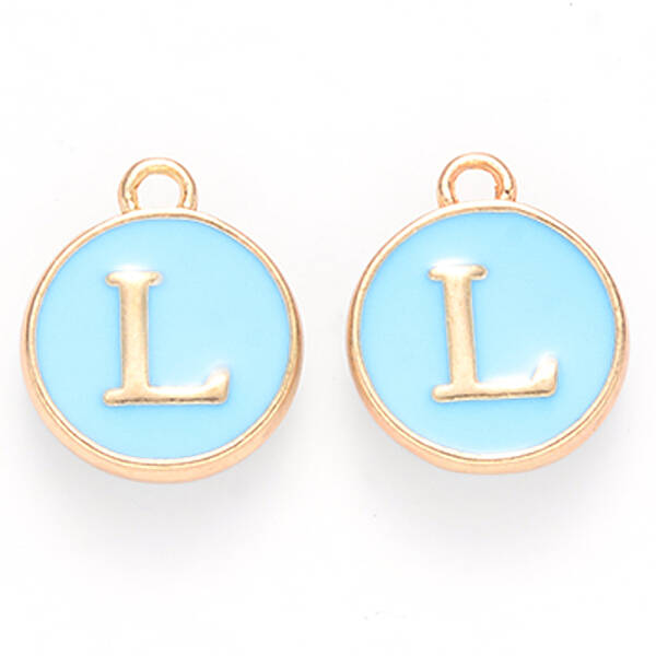 Golden Plated Alloy Enamel Charms