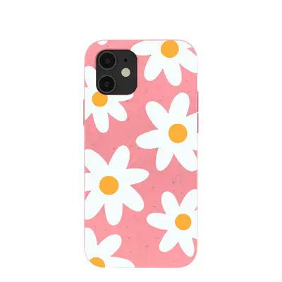 Bubblegum Pink Daisy iPhone 12/ iPhone 12 Pro Case