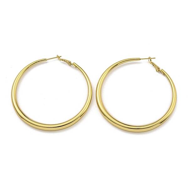 202 Stainless Steel Huggie Hoop Earrings with 304 Stainless Steel Pins for Women