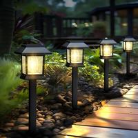 Eco-π 12 Piece Upgraded LED Solar Pathway Light, Waterproof Outdoor Garden Lighting for Driveway, Walkway, Patio and Lawn - ...