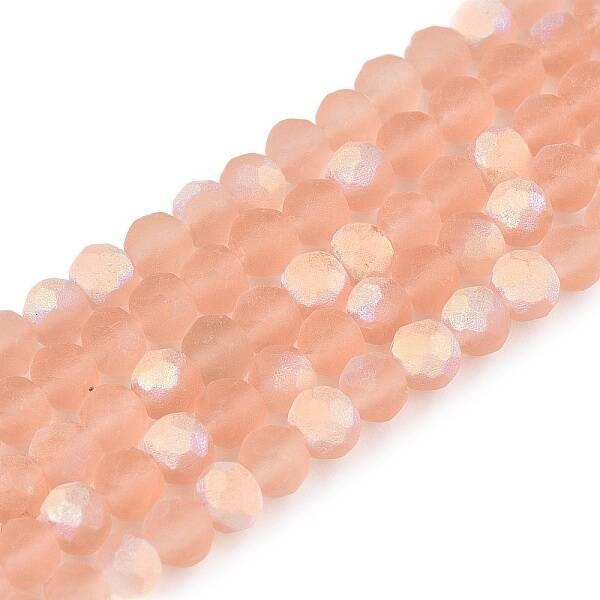 Transparent Glass Beads Strands