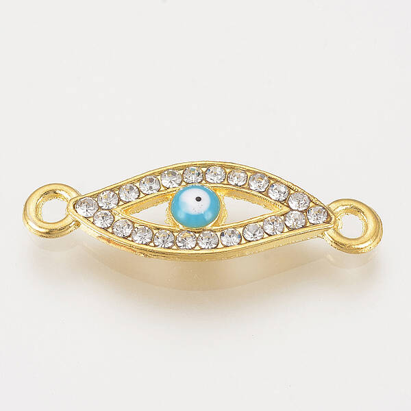 Alloy Rhinestone Links connectors