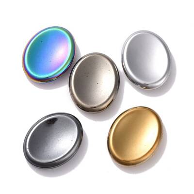 PVD Vacuum Plating Non-magnetic Synthetic Hematite Massager