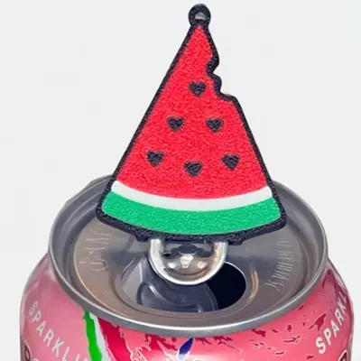 Tab Buddies Watermelon! Soda can tab opener - cute assistive adaptive hand therapy tech device equipment for opening cans; ac...