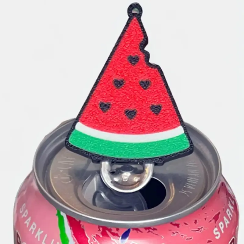 Tab Buddies Watermelon! Soda can tab opener - cute assistive adaptive hand therapy tech device equipment for opening cans; ac...