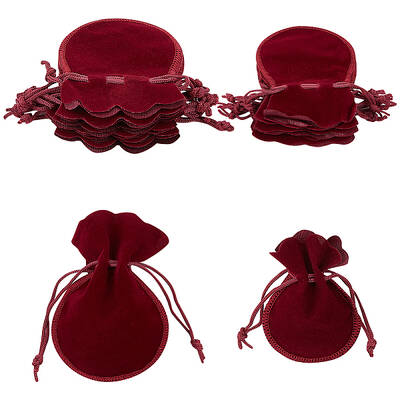 20Pcs 2 Styles Gourd Velvet Bags