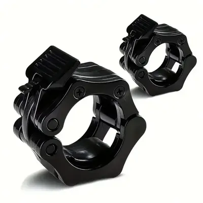 2 Counts/set Weightlifting Barbell Collar, Quick Release Barbell Clamp, Barbell Clip for Gym Workout