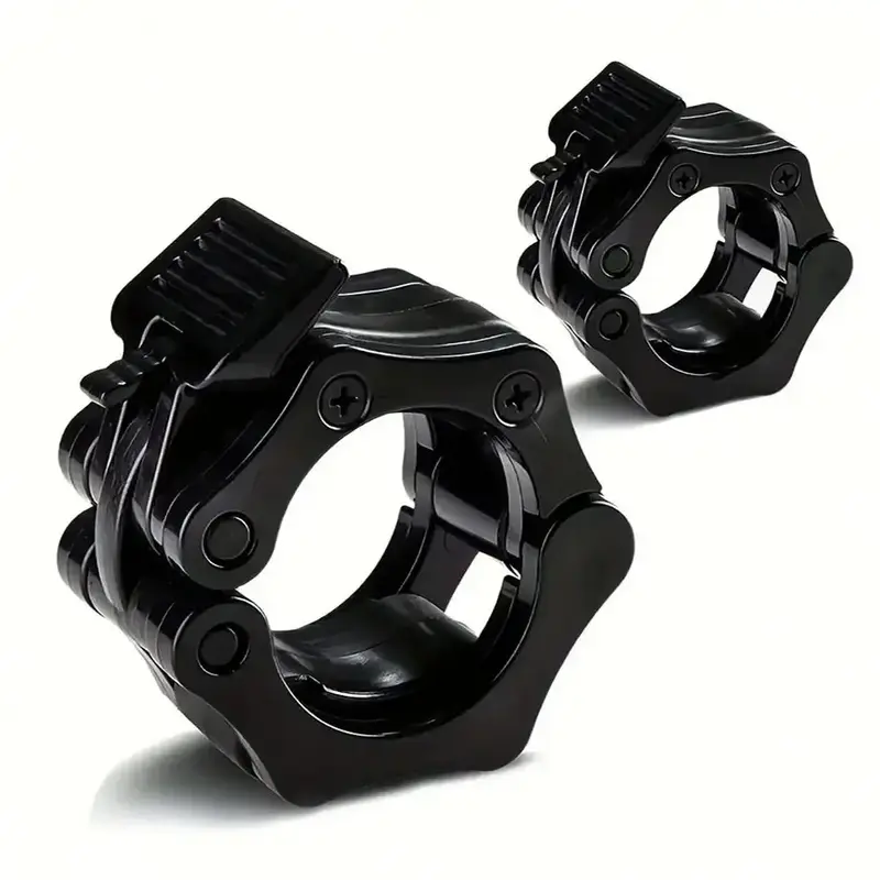 2 Counts/set Weightlifting Barbell Collar, Quick Release Barbell Clamp, Barbell Clip for Gym Workout