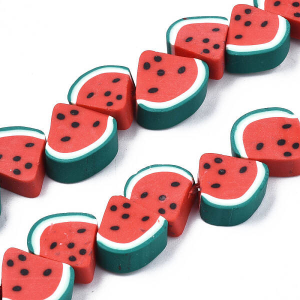 Handmade Polymer Clay Bead Strands