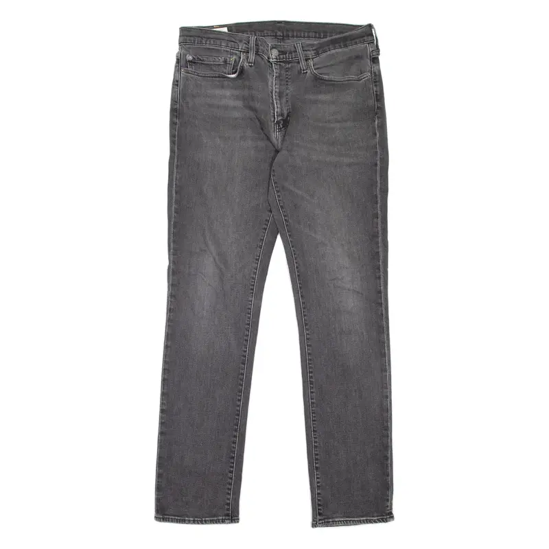 LEVI'S 511 BIG E Jeans Mens Black Slim Straight Stone Wash W34 L34