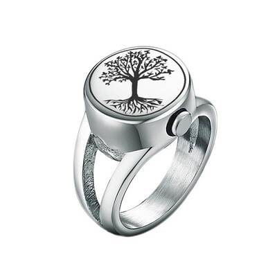 Tree of Life Urn Ashes Ring