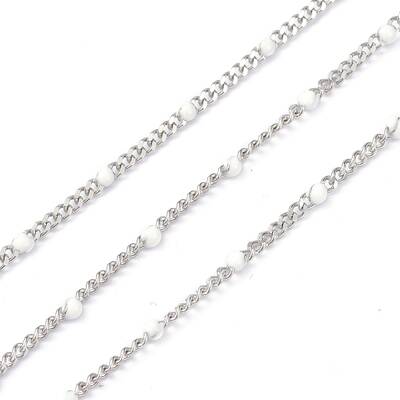304 Stainless Steel Enamel Curb Chains