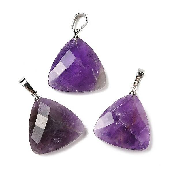 Natural Amethyst Pendants