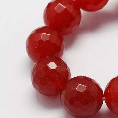 Natural White Jade Bead Strands