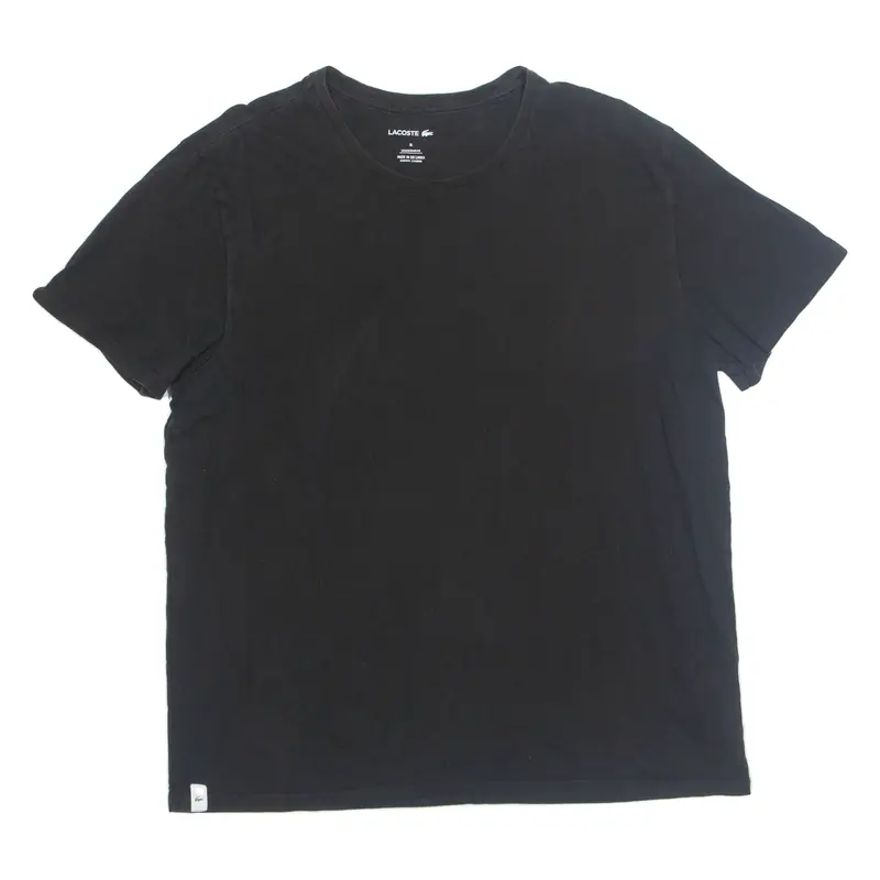 LACOSTE Underwear Mens T-Shirt Black XL