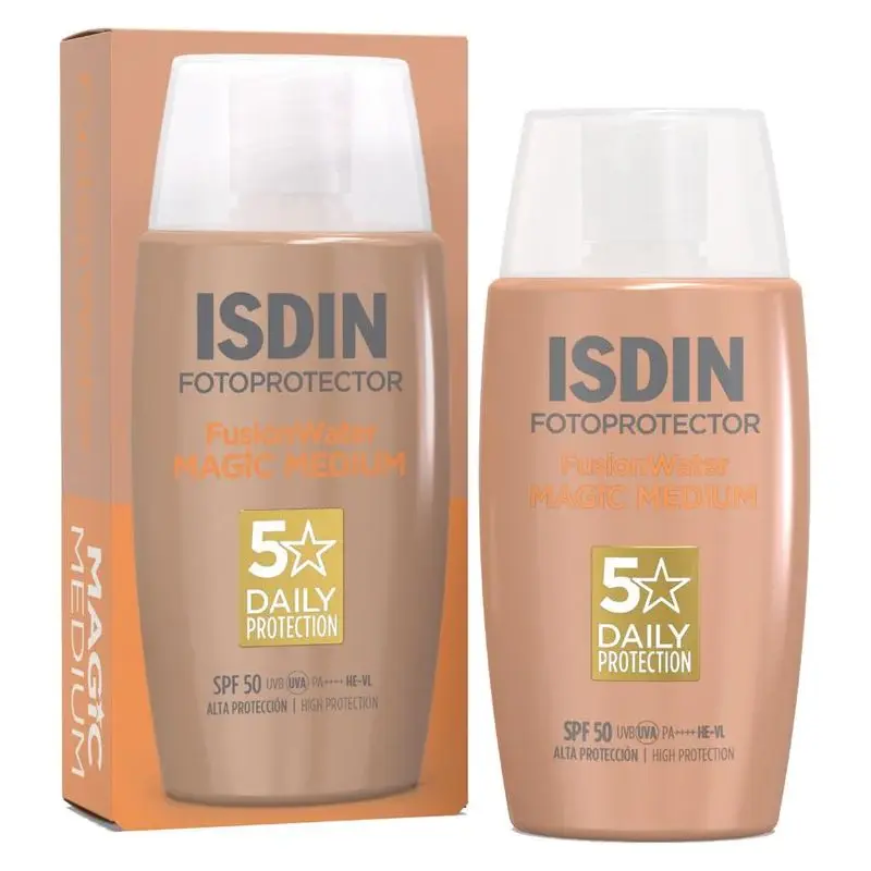 Isdin Fotoprotector Fusionwater Magic Medium Spf 50 50 Ml ultra-light