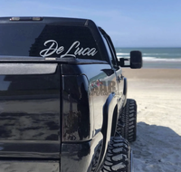 Last Name Decal | Custom Name Decal | truck decal | decal for trucks