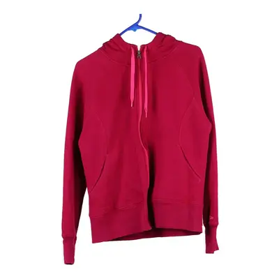 Champion Hoodie - Large Pink Cotton Blend