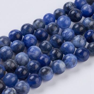 Natural Sodalite Beads Strands