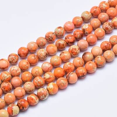 Natural Imperial Jasper Beads Strands