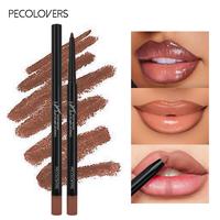 Long-lasting Waterproof Matte Lip Liner, 1 Count Sweatproof Matte Lipstick Enhancer, High Pigment Formula Crayon Lipliner ...