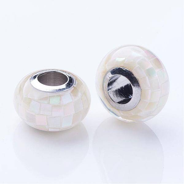 Shell European Beads