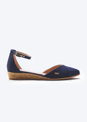Montroig Canvas Espadrille Flats | Color: Navy Blue | Size: 6.5