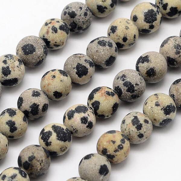Natural Dalmatian Jasper Beads Strands