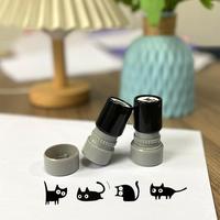 Cat Pattern Stamp, Cute Animal Design Stamp, Teacher Reward Stamp, Office Stationery & Supplies for Home School Office, Art S...