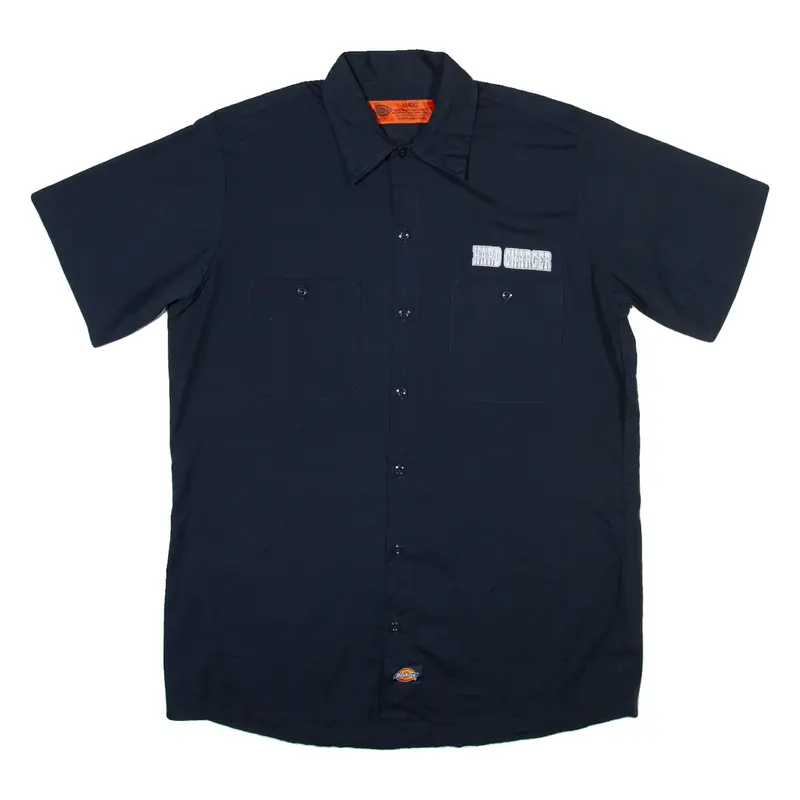 DICKIES Mens Worker Shirt Blue M