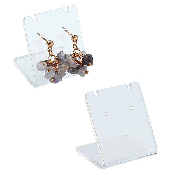 Organic Glass Earring Displays