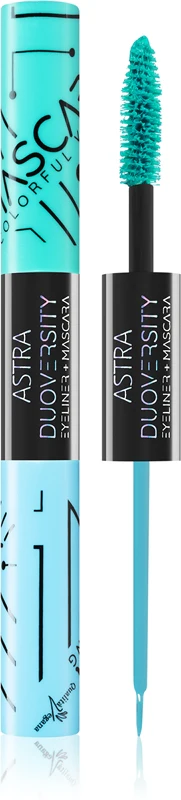Astra Make-up Duoversity mascara and eyeliner 2 in 1 color 02 Ethereal Beat 2x3.5 ml