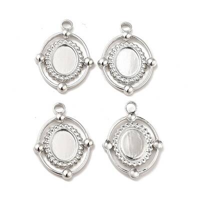 Non-Tarnish 304 Stainless Steel Pendant Cabochon Settings