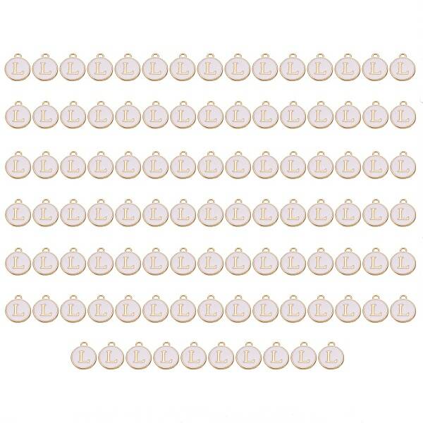 Golden Plated Enamel Alloy Charms