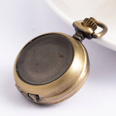 Flat Round Alloy Watch Heads