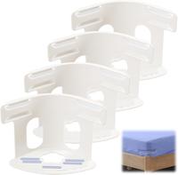 4 Count Lock Sheet Holders,Bed Sheet Lock Clips, Sheet Holders Keep Sheets Firm & Tight, Heavy Duty Bed Sheet Holder Corner F...