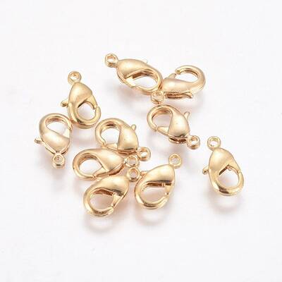 Brass Lobster Claw Clasps