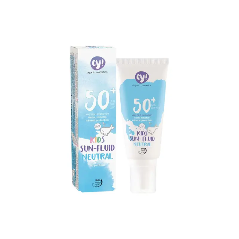 Ey! organic cosmetics Neutral sun fluid for children SPF 50+ 100 ml