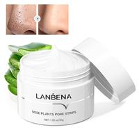 LANBENA Blackhead Remover Peel Off Mask V2.0 with 60 Sheets Paper Strip for Face and Nose Deep Cleansing Nose Strips, Skincar...