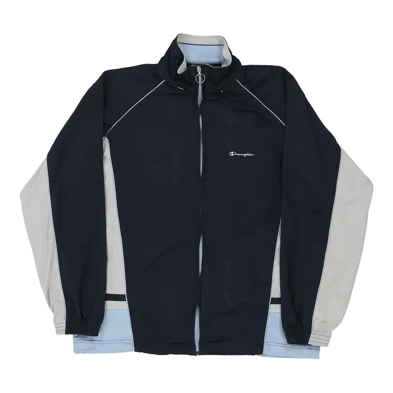 Champion Track Jacket - XL Navy Polyester