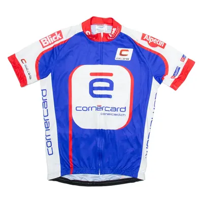 W'AMS Full Zip Cycling Mens Jersey Blue L