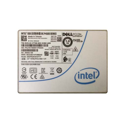 Intel SSDPE2KX010T7T | DC P4500 1TB Triple-Level Cell PCI Express 3.1 x4 NVMe 2.5-Inch Solid State Drive