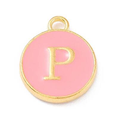 Golden Plated Alloy Enamel Charms