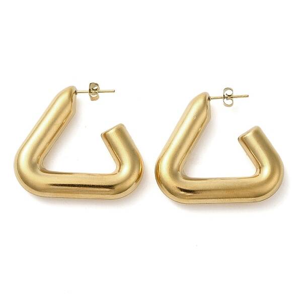 304 Stainless Steel Stud Earrings for Women