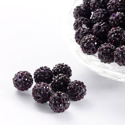 Pave Disco Ball Beads