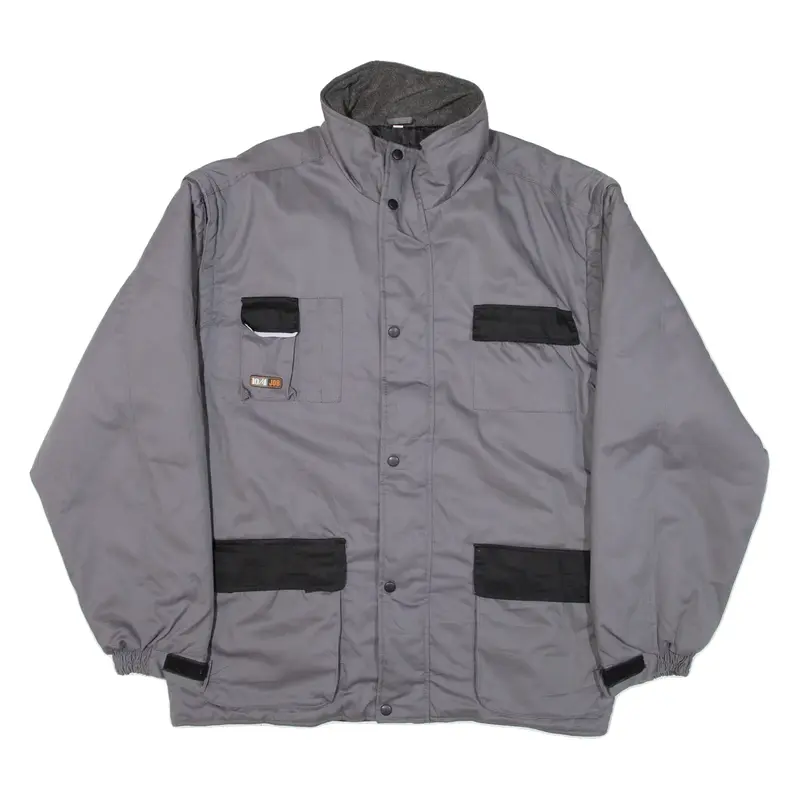 10/4 JOB Insulated Mens Workwear Jacket Grey 2XL